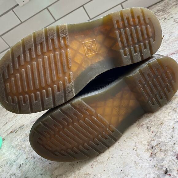 Doc Dr Martens Jr $85 1460 Softy T Leather Lace Up Boots (Zip Side) 2 - Picture 12 of 16